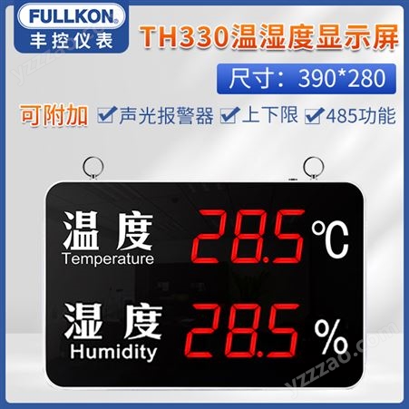 丰控TH330大屏温湿度显示仪